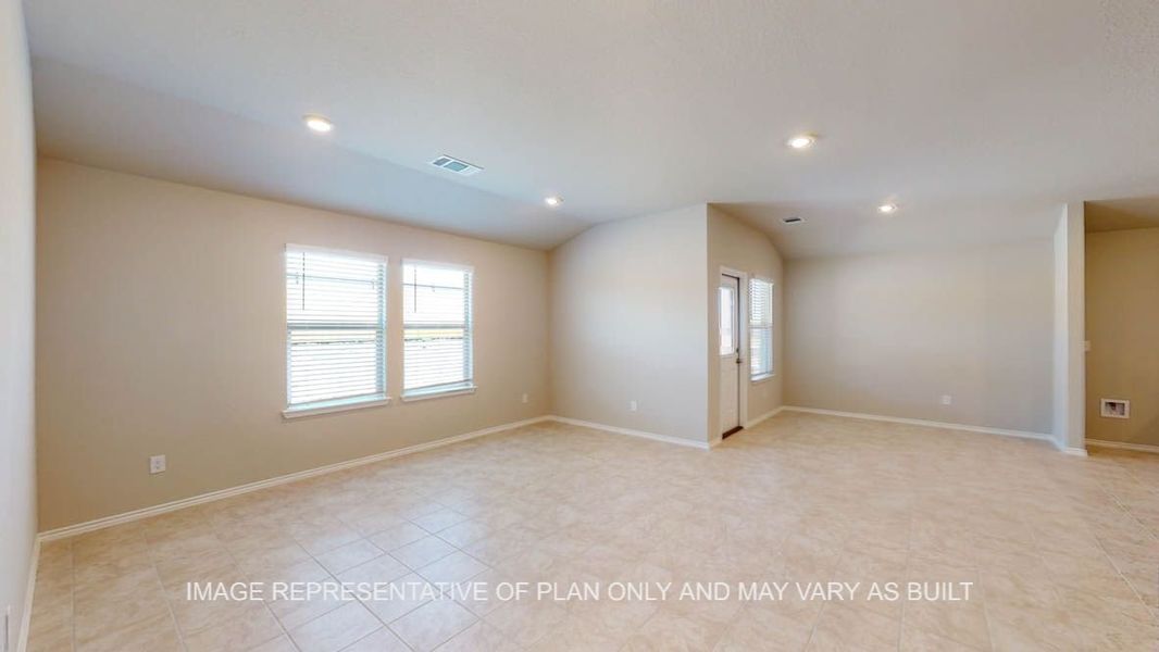 Representative unfurnished interior of a home built from the Texas Cali by D.R. Horton in Reynolds Crossing, Killeen (Image 12).