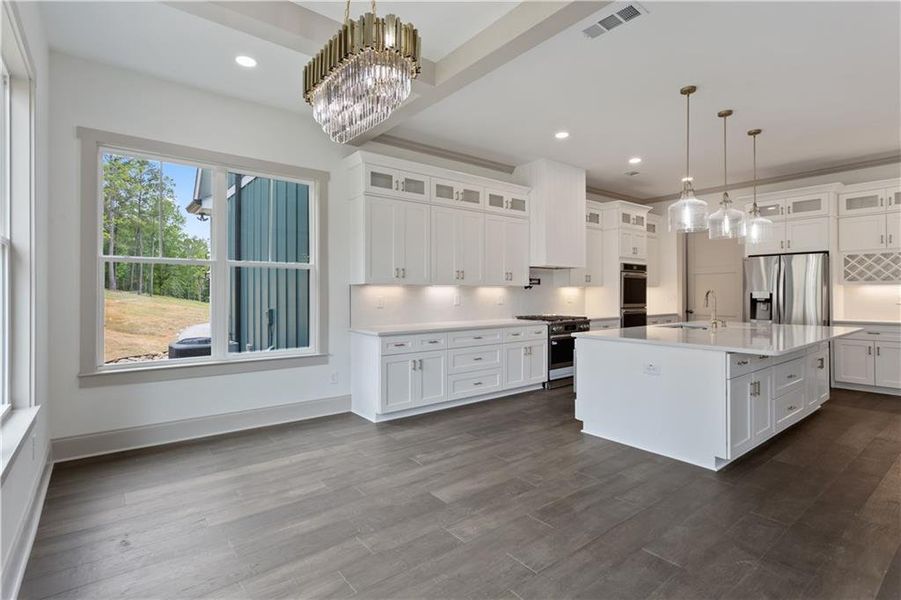 Furnished interior view inside a new home in , Dacula (Image 50).