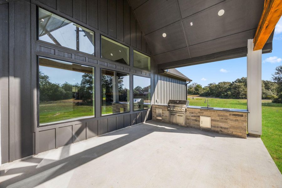 Exterior details and patio area of a home in , Bellville (Image 2). Exterior details and patio area of a home in , Bellville (Image 2).