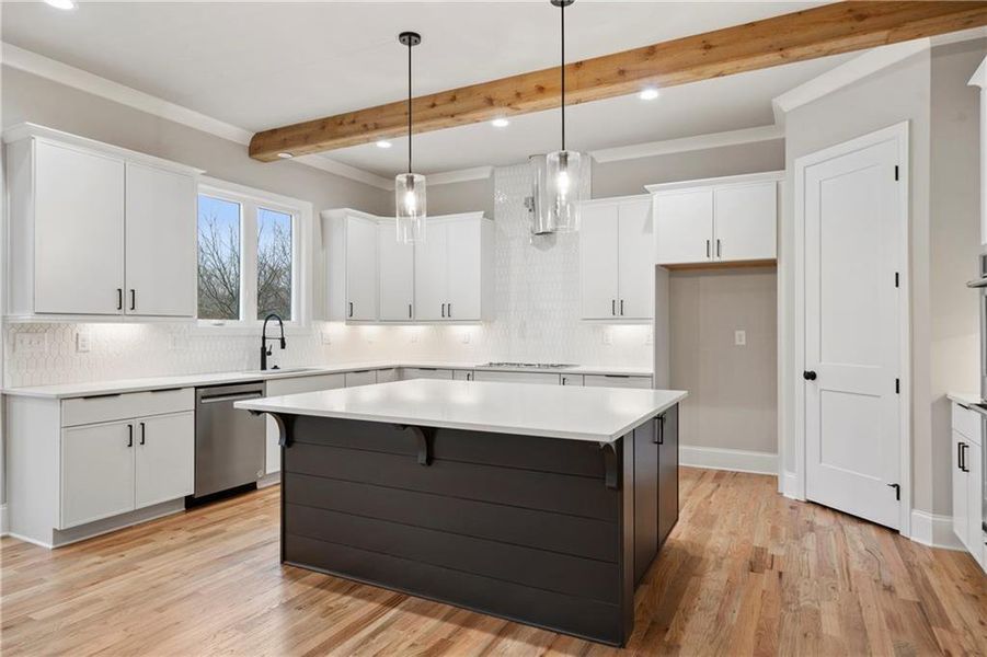 Furnished interior view inside a new home in , Marietta (Image 12).