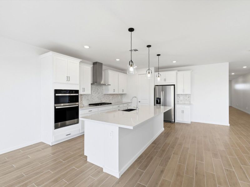 Furnished interior view inside a new home in White Tank Foothills Signature Series, Waddell (Image 3).