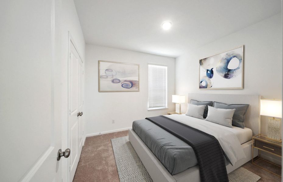 Furnished interior view inside a new home in Windcress, Cove (Image 6).