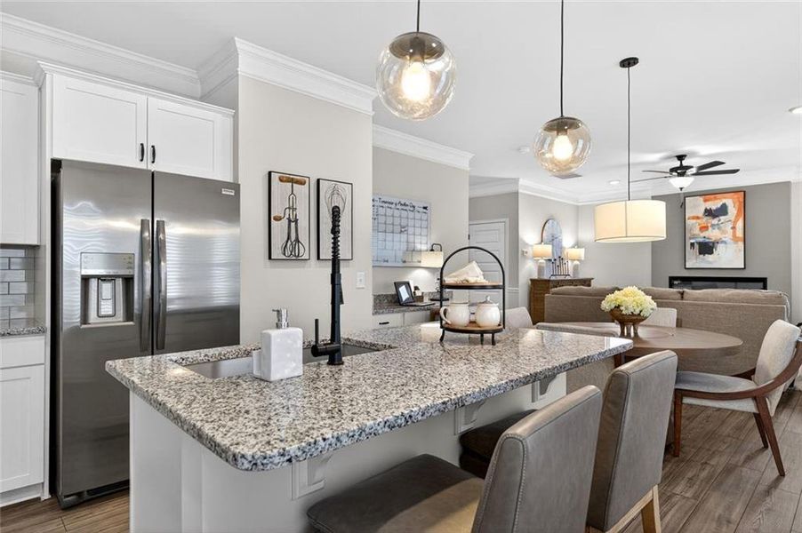 Furnished interior view inside a new home in Fair Oak, Calhoun (Image 7). Furnished interior view inside a new home in Fair Oak, Calhoun (Image 7).