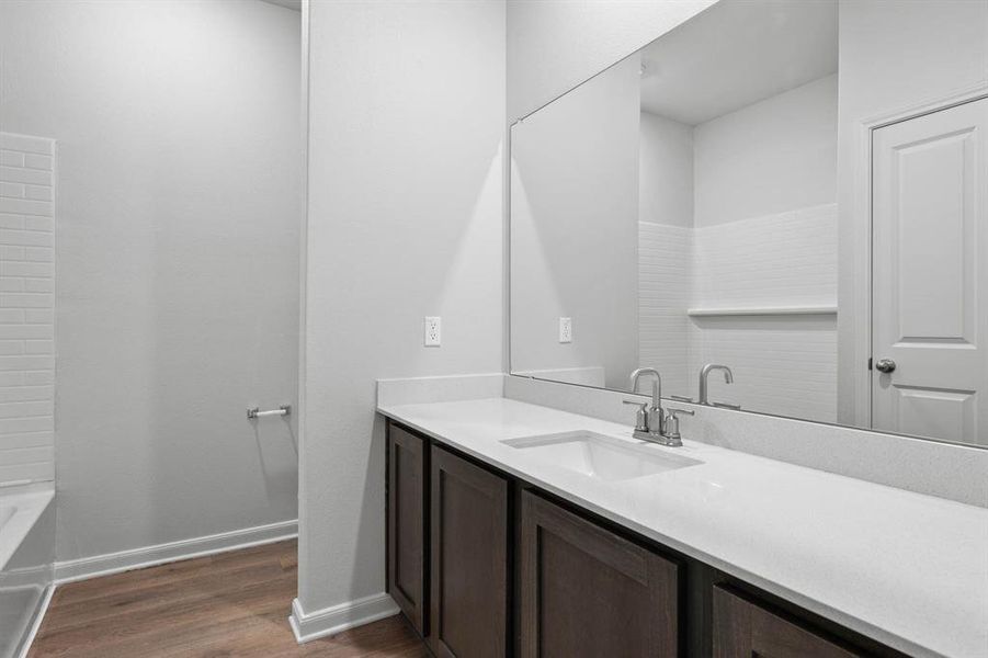 Furnished interior view inside a new home in Logan Square, Fort Worth (Image 2). Furnished interior view inside a new home in Logan Square, Fort Worth (Image 2).