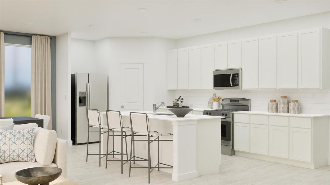 Furnished interior view inside a new home in Pleasant Hill, Bryan (Image 2).