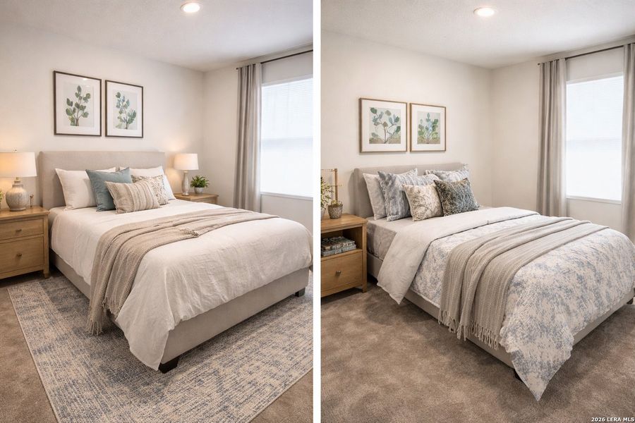 Furnished interior view inside a new home in , Seguin (Image 7).