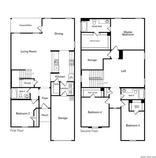 2D floor plan layout of this home in Solana Ridge, San Antonio, TX (Image 2). 2D floor plan layout of this home in Solana Ridge, San Antonio, TX (Image 2).