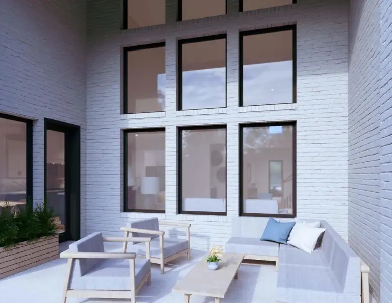 Exterior details and patio area of a home in Everly - 60', Hockley (Image 2). Exterior details and patio area of a home in Everly - 60', Hockley (Image 2).