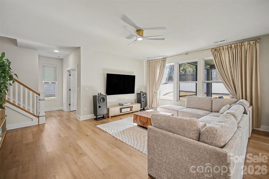 Furnished interior view inside a new home in Enclave at Caldwell, Charlotte (Image 16).