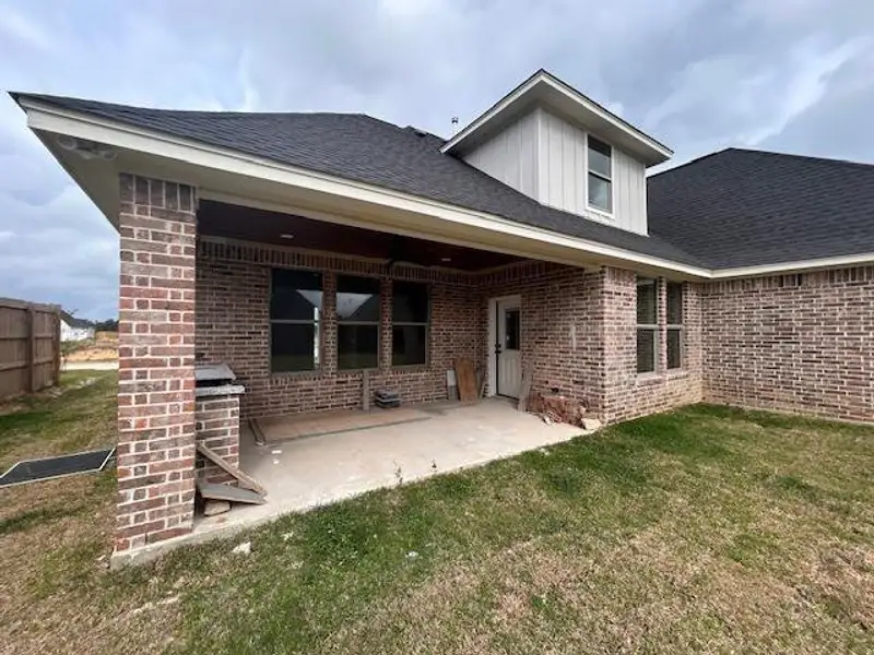 Exterior details and patio area of a home in , Lumberton (Image 3).