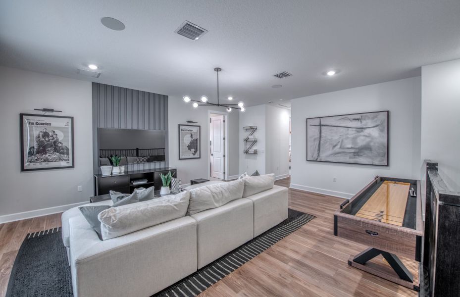 Furnished interior view inside a new home in Marigold, Davie (Image 13). Furnished interior view inside a new home in Marigold, Davie (Image 13).