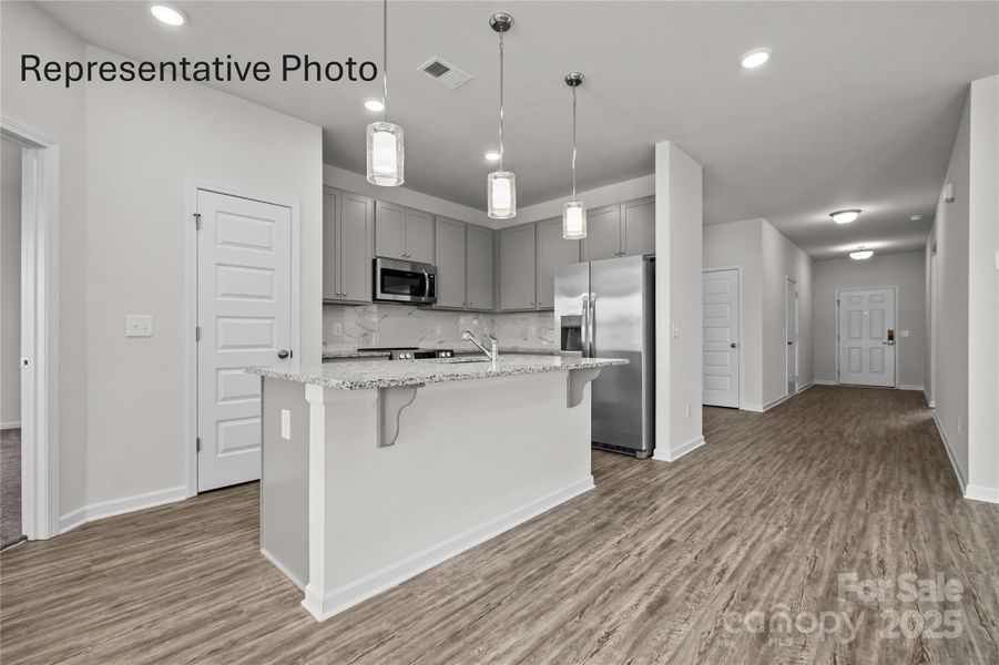 Furnished interior view inside a new home in Pine Bluff, Midland (Image 4).