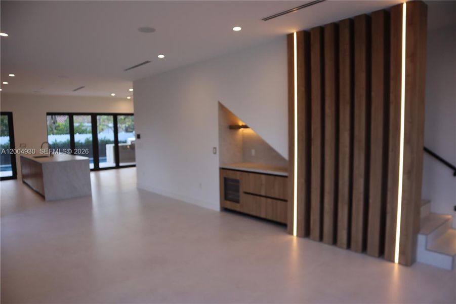 Furnished interior view inside a new home in , Miami (Image 17).
