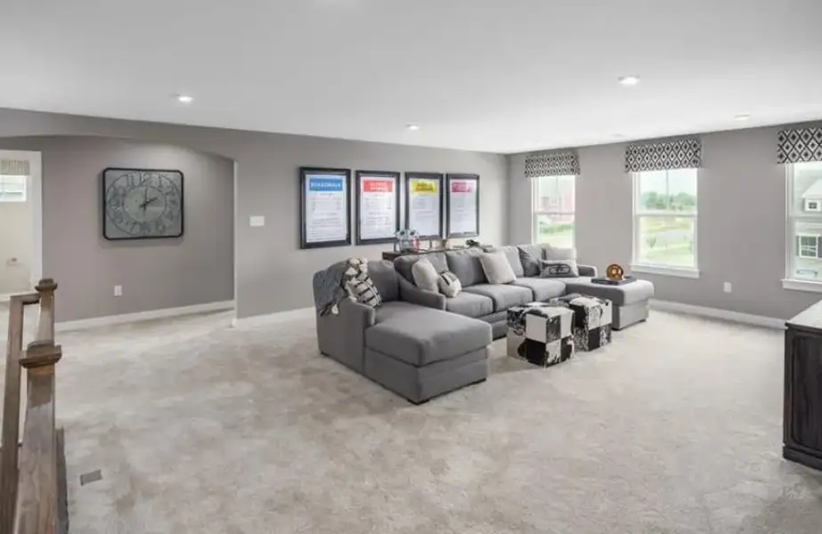 Furnished interior view inside a new home in , Commerce (Image 13).