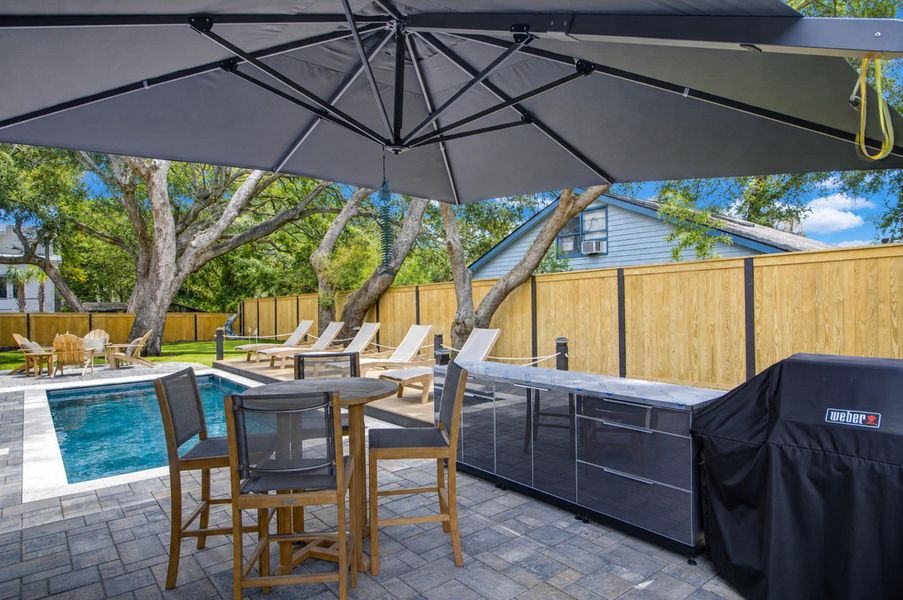 Exterior details and patio area of a home in , Mount Pleasant (Image 22).
