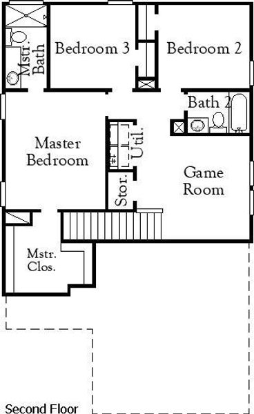 2D floor plan layout of this home in Westridge Cove, Conroe, TX (Image 3). 2D floor plan layout of this home in Westridge Cove, Conroe, TX (Image 3).