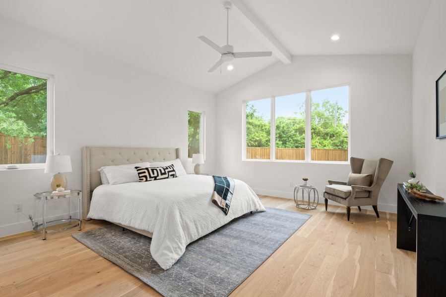 Furnished interior view inside a new home in , Dallas (Image 6).