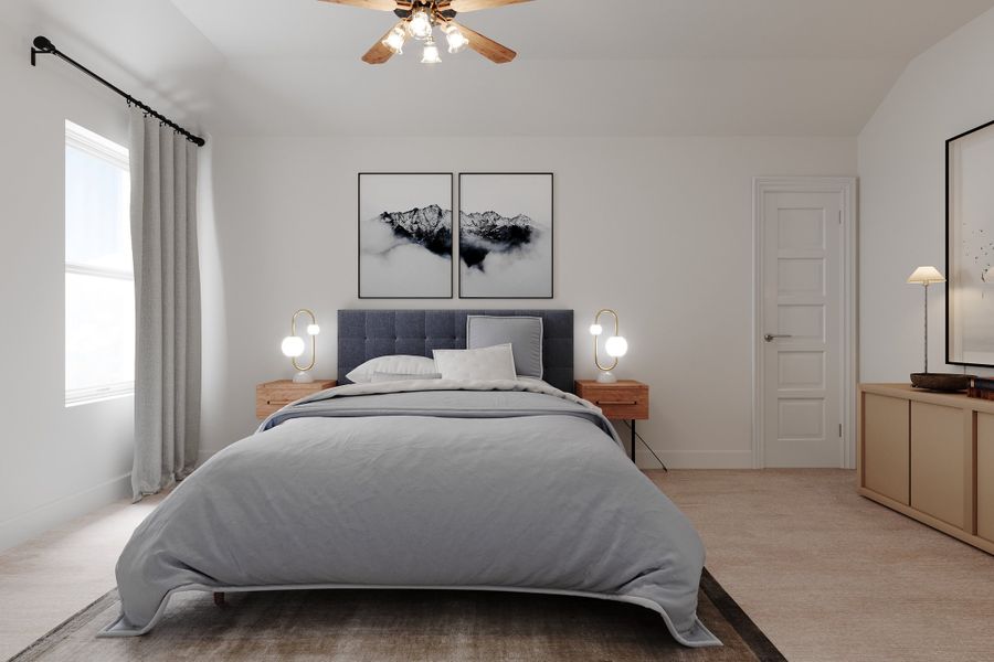 Representative furnished interior of a home built from the Sedona by Beazer Homes in Goodland: Crossings 50', Midlothian (Image 4). Representative furnished interior of a home built from the Sedona by Beazer Homes in Goodland: Crossings 50', Midlothian (Image 4).