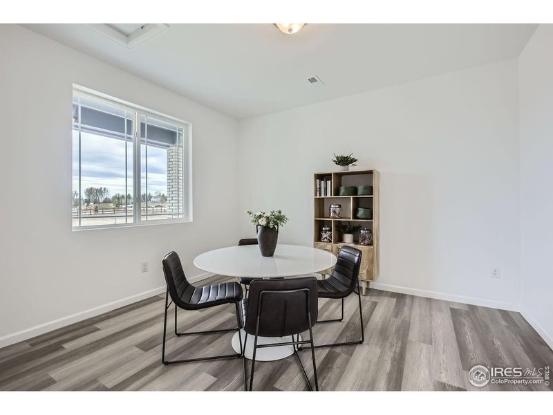 Furnished interior view inside a new home in Farmstead, Berthoud (Image 17). Furnished interior view inside a new home in Farmstead, Berthoud (Image 17).