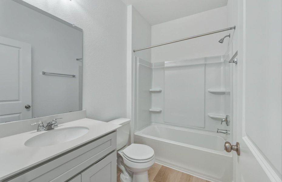 Furnished interior view inside a new home in Sunfield, Buda (Image 11).