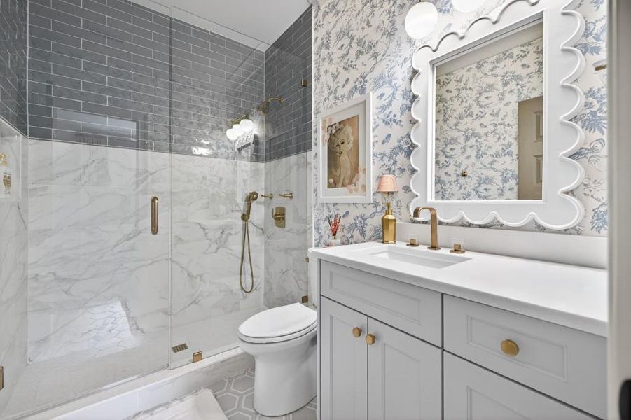Furnished interior view inside a new home in , Braselton (Image 16).