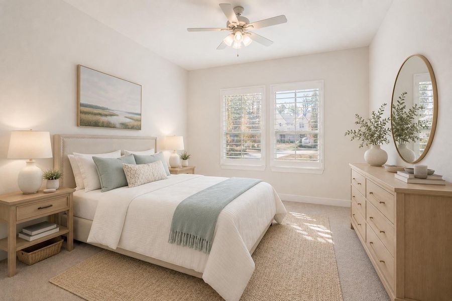The 1st floor spacious guest suite, ideal for multigenerational living