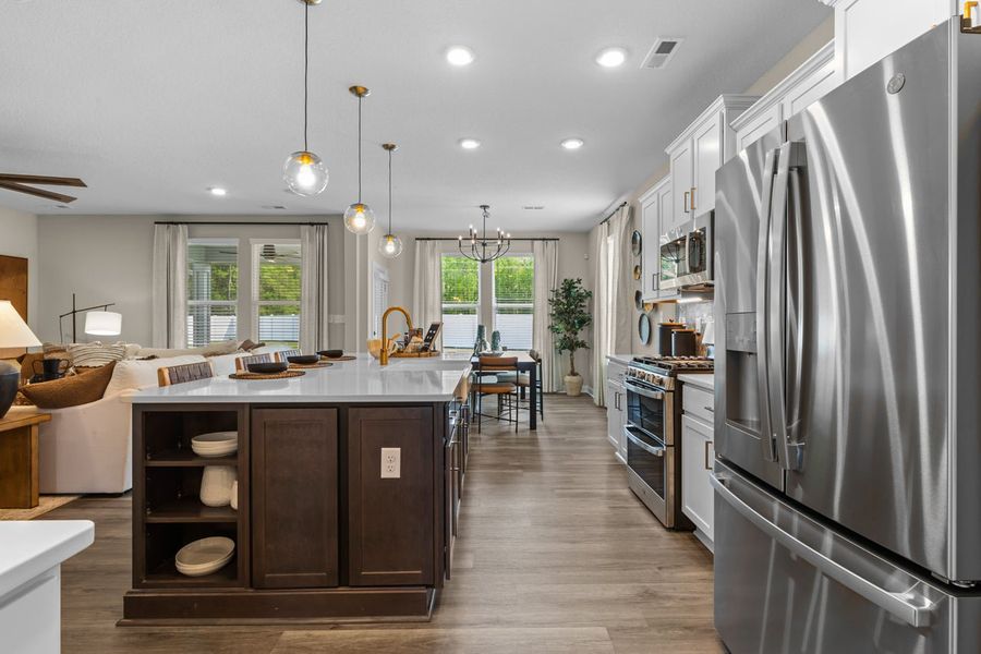Representative furnished interior of a home built from the The Waverunner by Chesapeake Homes in Coastal Club of the Carolinas, Calabash (Image 13).