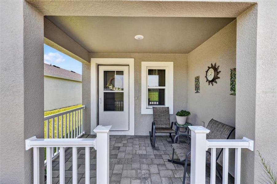 Exterior details and patio area of a home in Cherrywood Preserve, Ocala (Image 23). Exterior details and patio area of a home in Cherrywood Preserve, Ocala (Image 23).