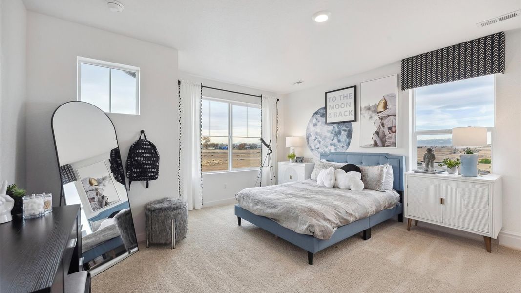 Furnished interior view inside a new home in Lakeside Canyon, Mead (Image 15).
