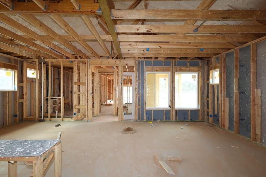 In-progress construction of a new home in Two Step Farm 42', Montgomery, TX (Image 7).