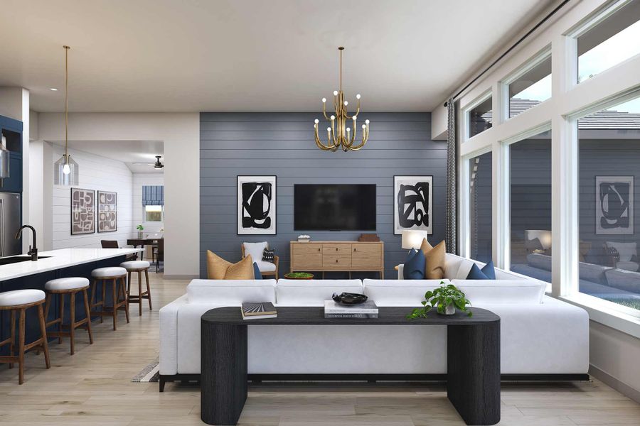 The Capron - Family Room