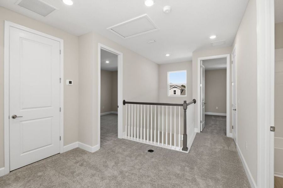 Representative unfurnished interior of a home built from the Cumberland by Taylor Morrison in Harvest at Ovation, Winter Garden (Image 22). Representative unfurnished interior of a home built from the Cumberland by Taylor Morrison in Harvest at Ovation, Winter Garden (Image 22).