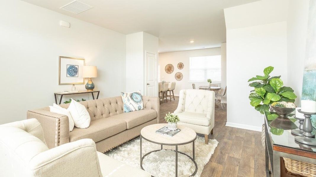 Furnished interior view inside a new home in Settlement at Salamander, North Charleston (Image 12).