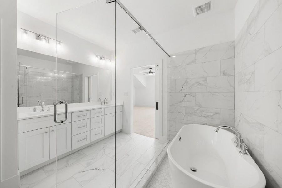 Furnished interior view inside a new home in , Canton (Image 12).