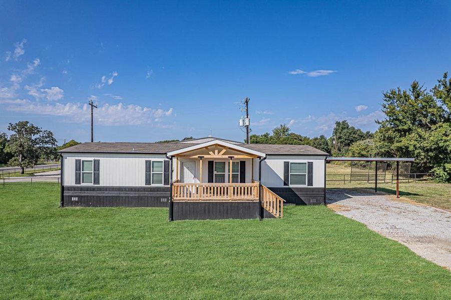 Exterior details and patio area of a home in , Azle (Image 2). Exterior details and patio area of a home in , Azle (Image 2).