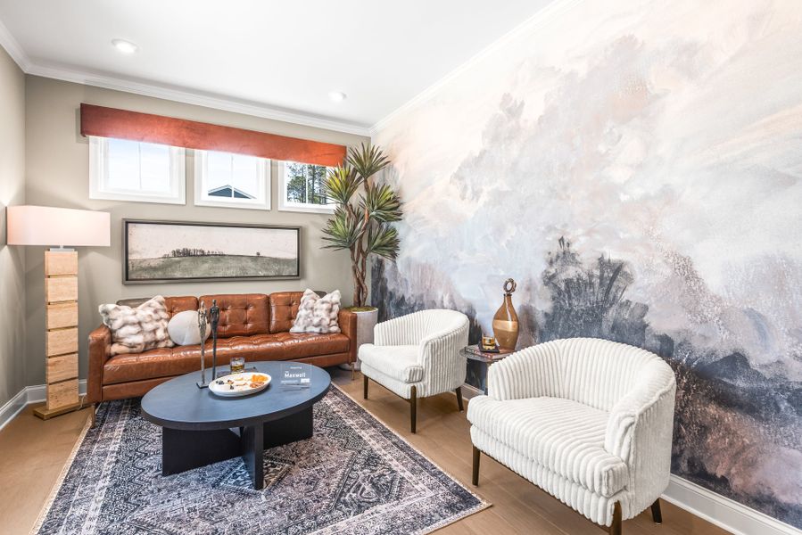 Representative furnished interior of a home built from the Maxwell by Fischer Homes in Easton Park, Dallas (Image 7).