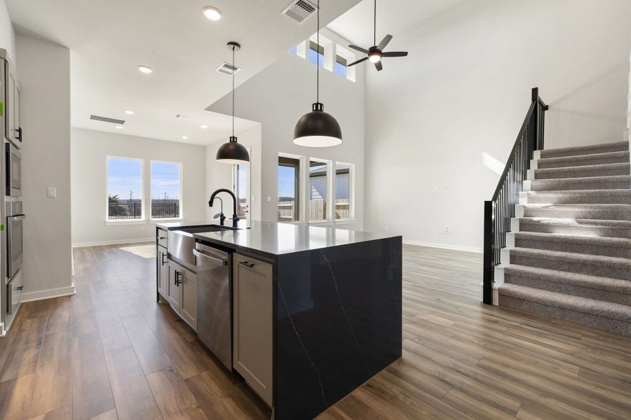 Furnished interior view inside a new home in Lagos Reserve, Manor (Image 8).