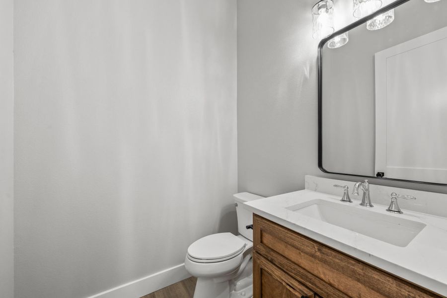 Furnished interior view inside a new home in , New Waverly (Image 18).