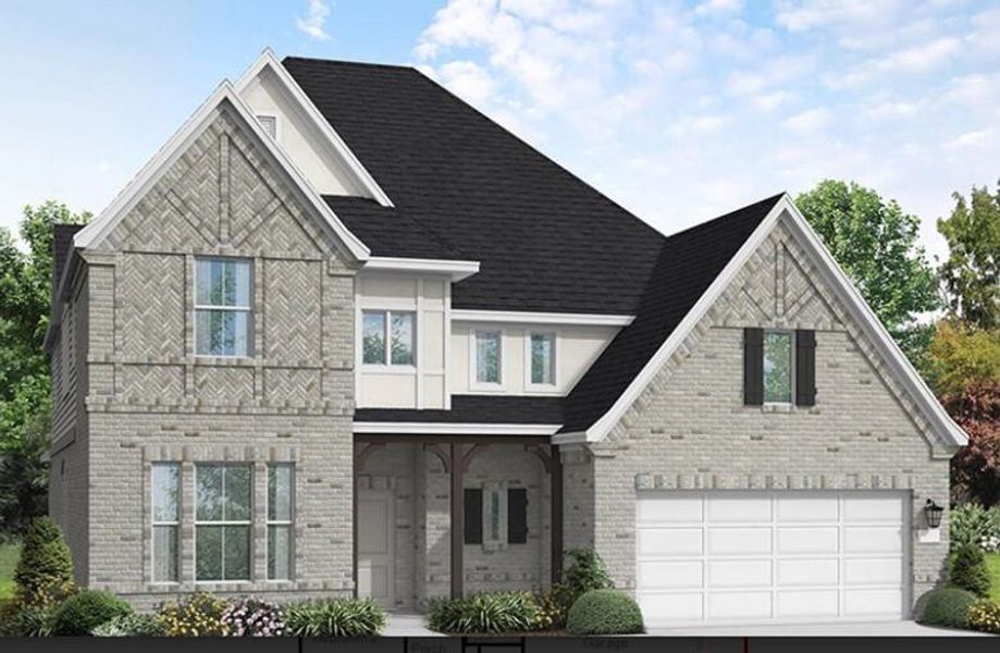 Front exterior of a new home in , Cypress, TX, highlighting curb appeal (Image 1). Front exterior of a new home in , Cypress, TX, highlighting curb appeal (Image 1).