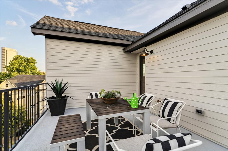 Downtown views from Roof Deck