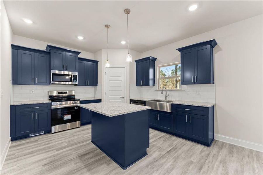 Furnished interior view inside a new home in Magnolia Villas, Cornelia (Image 15).