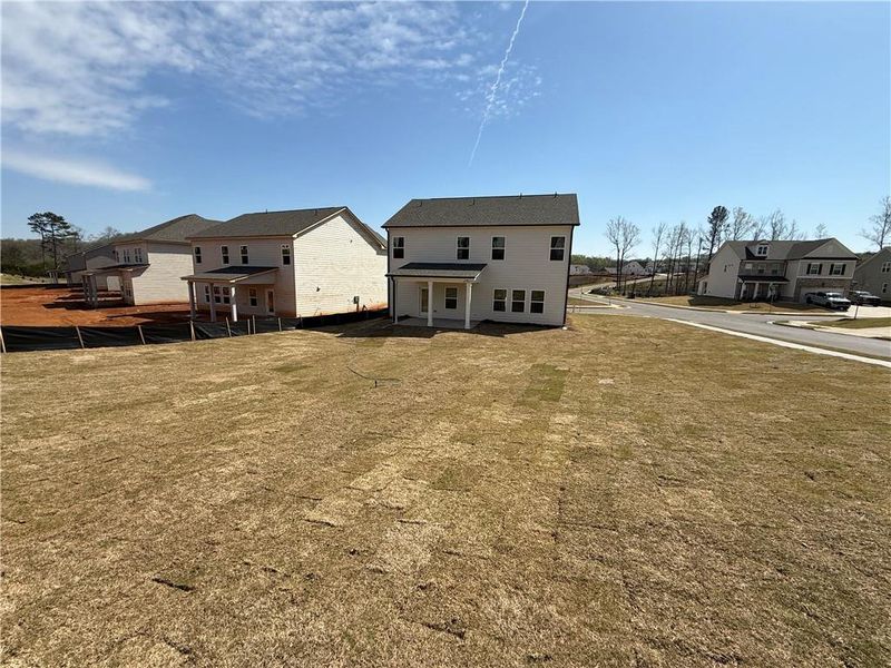 Exterior details and patio area of a home in Ponderosa Farms Estates, Gainesville (Image 3).