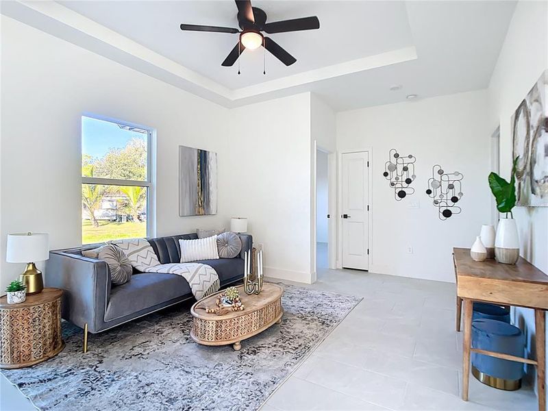 Furnished interior view inside a new home in , North Port (Image 13).