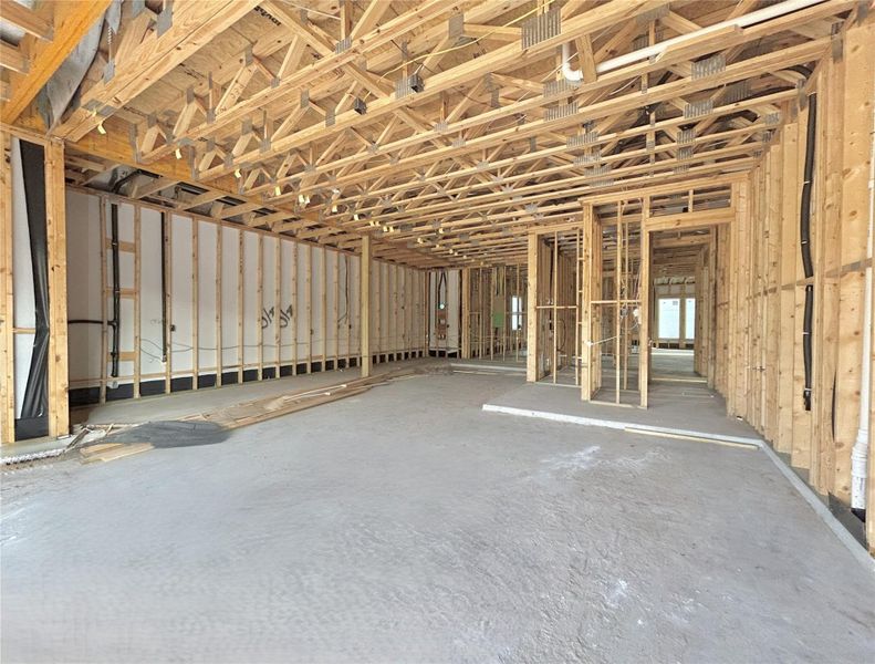 3 Car Tandem Garage. Construction Photo as of 5/20/2026