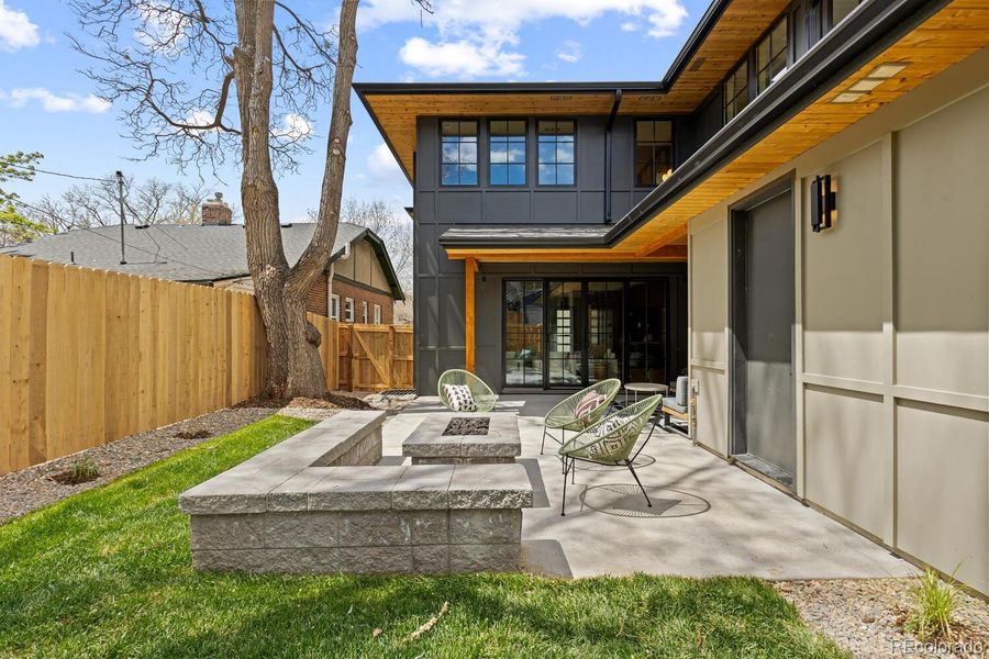 Exterior details and patio area of a home in , Denver (Image 27).
