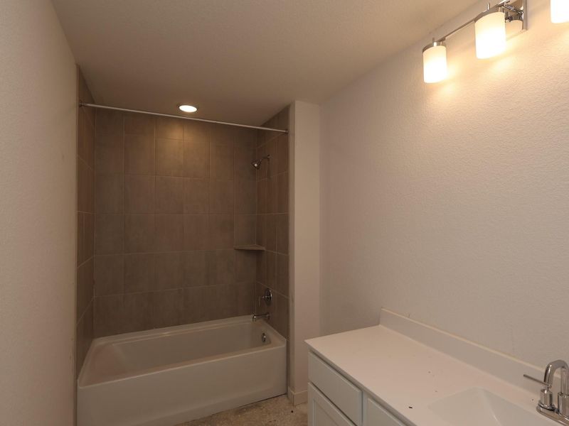 Furnished interior view inside a new home in Sorella, Tomball (Image 3).