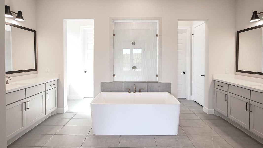 Furnished interior view inside a new home in The Preserve At Elm Creek 1 Acre, New Braunfels (Image 7).