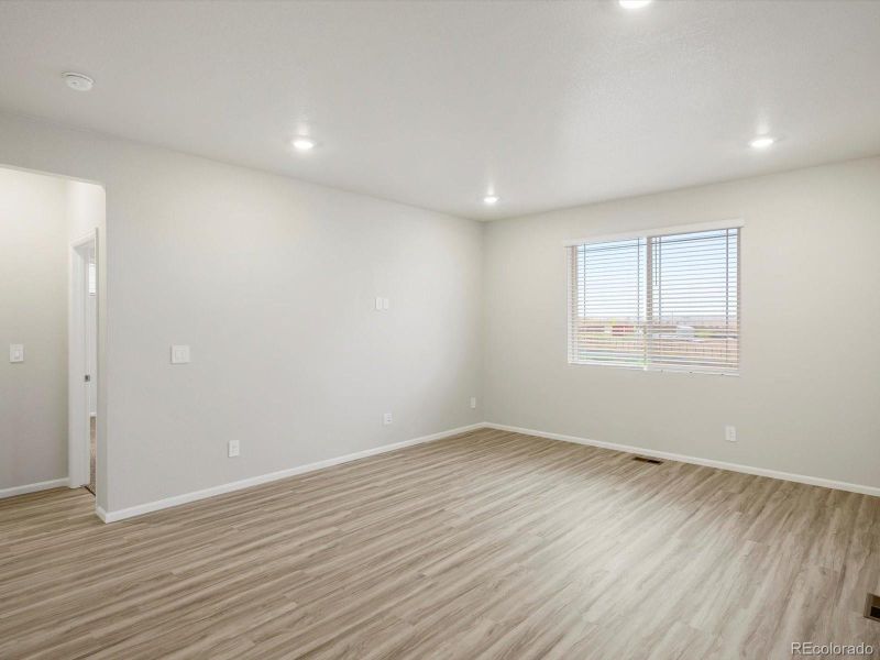 Spacious, unfurnished interior of a new home in Buffalo Highlands: The Canyon Collection, Commerce City (Image 17). Spacious, unfurnished interior of a new home in Buffalo Highlands: The Canyon Collection, Commerce City (Image 17).