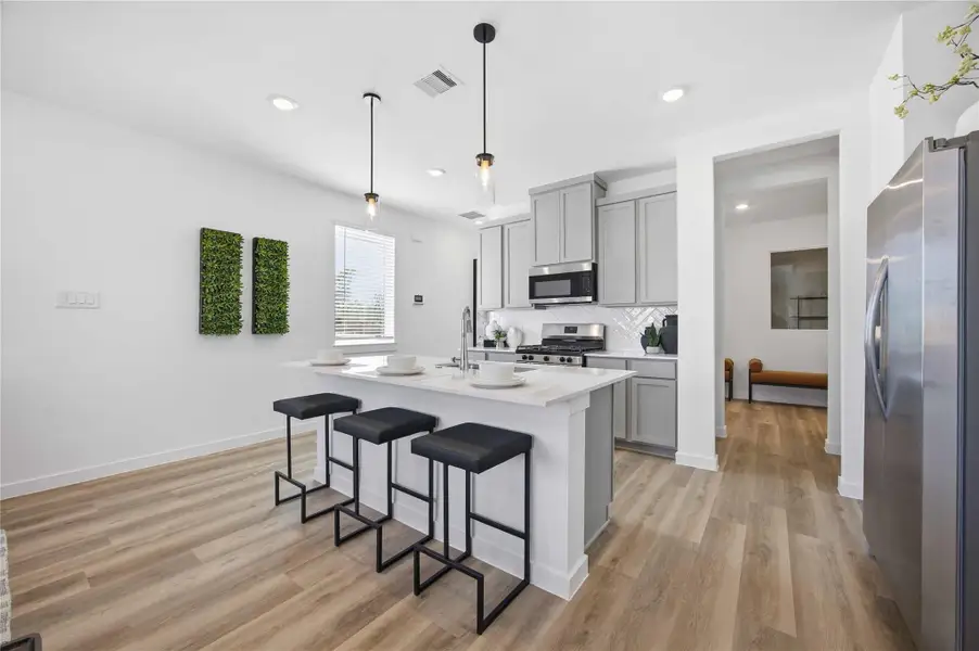 Furnished interior view inside a new home in Pinehaven, Houston (Image 13). Furnished interior view inside a new home in Pinehaven, Houston (Image 13).