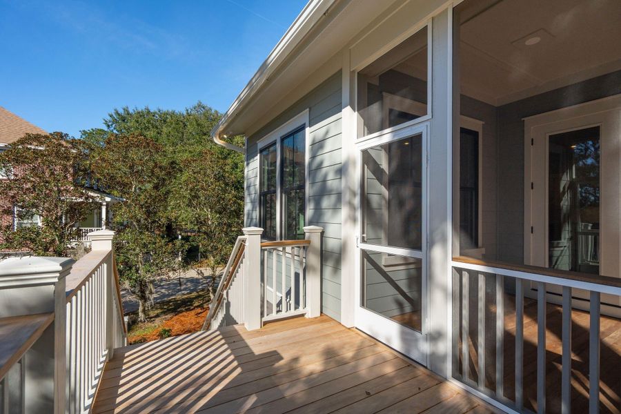Exterior details and patio area of a home in , Johns Island (Image 45).
